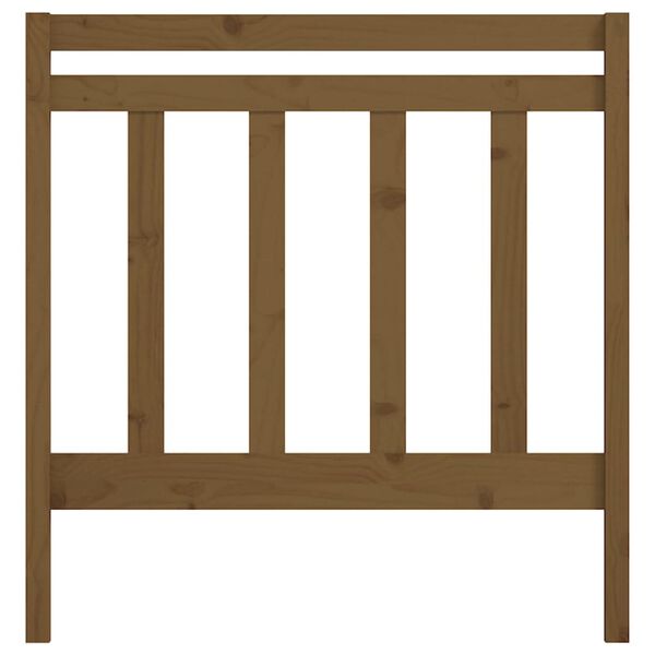vidaXL Kopfteil Honigbraun 106x4x100 cm Massivholz Kiefer