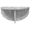 vidaXL Wandregal Wandmontiert Beton Grau 38 x 19 x 19 cm Holzwerkstoff