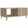 vidaXL Couchtisch Sonoma-Eiche 90 x 50 x 40 cm Holzwerkstoff