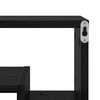 vidaXL Wandregal Schwarz Eichen-Optik 82 x 15 x 51 cm Holzwerkstoff