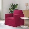 vidaXL Sofa Weinrot Gesamtabmessungen: 78 x 78 x 80 cm (B x T x H)