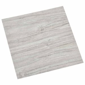vidaXL Bodenplanken Grau und Holz 5,11 m&sup2; 55 Stk. PVC
