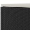 vidaXL 8-tlg. Garten-Lounge-Set mit Kissen Schwarz Poly Rattan