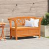 vidaXL Bank Outdoor Braun 119 x 44 x 76 cm Massives Kiefernholz