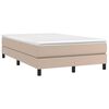 vidaXL Boxspringbettgestell Cappuccino-Braun 120x200 cm Kunstleder