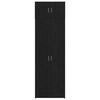 vidaXL Badschrank Schwarz Eichen-Optik 70 x 42,5 x 225 cm