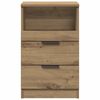 vidaXL Nachttisch Artisan-Eiche 40x36x65 cm Holzwerkstoff