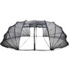 vidaXL Poolzelt Kuppel Transparent 640 x 432 x 205 cm