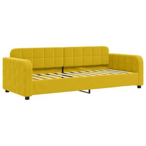 vidaXL Tagesbett Gelb 80x200 cm Samt