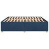 vidaXL Bettgestell ohne Matratze Blau 200x200 cm Stoff