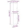 vidaXL Highboard Artisan-Eiche 35 x 39 x 168 cm