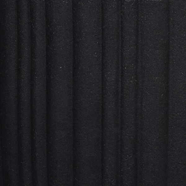 Capi Blumenkübel Urban Tube Elegant Niedrig 46x58 cm Schwarz KBLT783