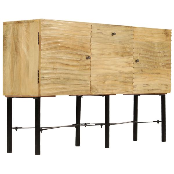 vidaXL Sideboard Massivholz Mango 118x30x70 cm