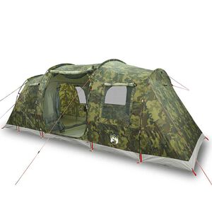 vidaXL Tunnelzelt 4 Personen Camouflage Wasserdicht