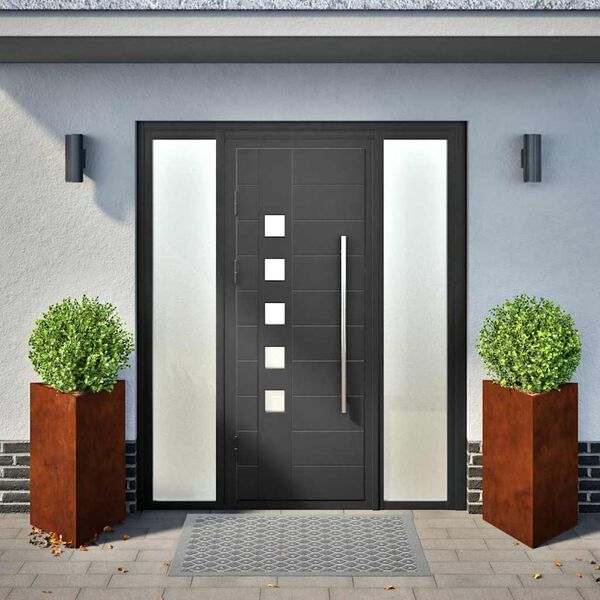 vidaXL Pflanzk&uuml;bel 2 Stk. Dreieckig 50x43x75 cm Wetterfester Stahl