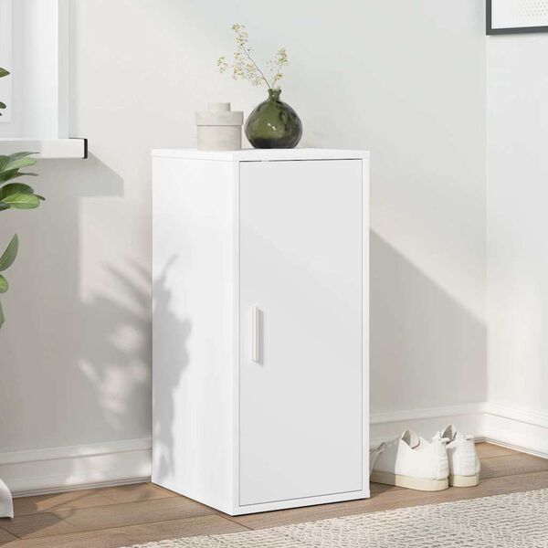 vidaXL Schuhschrank Weiß 32x35x70 cm Holzwerkstoff