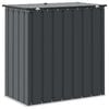 vidaXL Gartenlagerbox Schwarz 101,5 x 57 x 100,5 cm Stahl