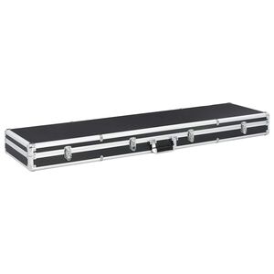 vidaXL Waffenkoffer Schwarz 134&times;35&times;12 cm Aluminium