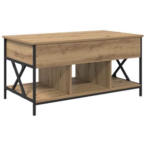 vidaXL Couchtisch Artisan-Eiche 100 x 55 x 48,5 cm Holzwerkstoff