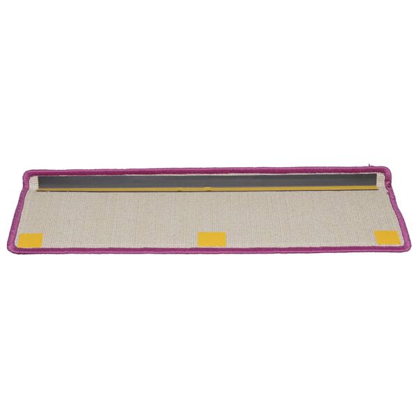 vidaXL Stufenmatten 15 Stk. 65x21x4 cm Violett Rechteckiger Rand
