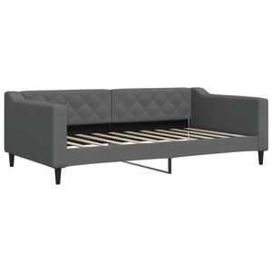 vidaXL Tagesbett Dunkelgrau 100x190 cm Stoff