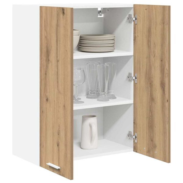 vidaXL H&auml;ngeschrank Artisan-Eiche 60 x 31 x 80 cm Holzwerkstoff