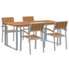 vidaXL 5 stk. Grau