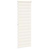vidaXL Doppelrollo Marmorbeige 85x200 cm Stoffbreite 80,9 cm Polyester