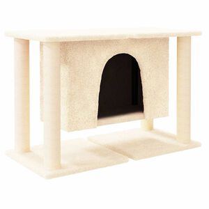 vidaXL Kratzbaum mit Sisal-Kratzs&auml;ulen Creme 50 cm