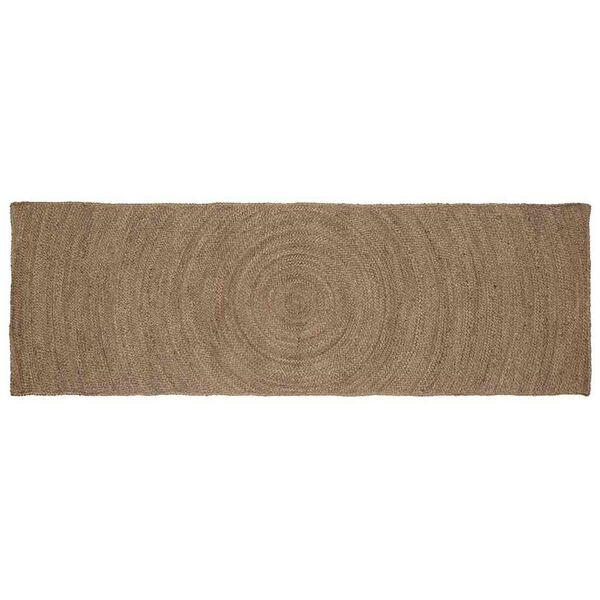 vidaXL Bereichsteppiche Rechtwinklig Grau 60 x 200 cm Jute
