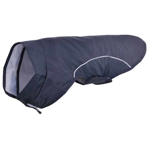 vidaXL Hunde Regenmantel mit Reflexstreifen Polyester Marineblau M