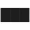 vidaXL Garten Essgruppe 5 pcs Schwarz Poly-Rattan