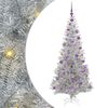 vidaXL Weihnachtsbaum Silber 180 cm PET