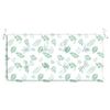 vidaXL Gartenbank-Auflage Blattmuster 120x50x3 cm Oxford-Gewebe