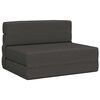 vidaXL Klappsofa Bett Dunkelgrau 100 x 80 x 60 cm Stoff