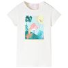 Kinder T-Shirt Ecru 104