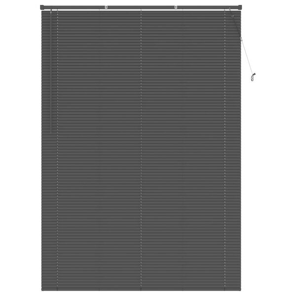 vidaXL Venetianer Jalousie Silber Grau 213 x 150 cm PVC