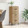 vidaXL Sideboard Artisan-Eiche 34 x 34,5 x 90 cm Holzwerkstoff