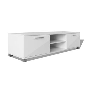 vidaXL TV-Schrank Hochglanz-Wei&szlig; 120x40,5x35 cm