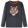 vidaXL Kinder-Langarmshirt Anthracite 116