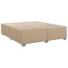 vidaXL Boxspringbett Matratze Cappuccino-Braun 180x200 cm Kunstleder