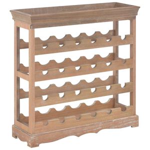 vidaXL Weinschrank Braun 70 x 22,5 x 70,5 cm MDF