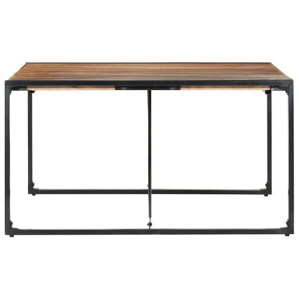 vidaXL Esstisch 140x140x75 cm Massivholz