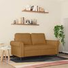 vidaXL 2-Sitzer-Sofa Braun 120 cm Samt