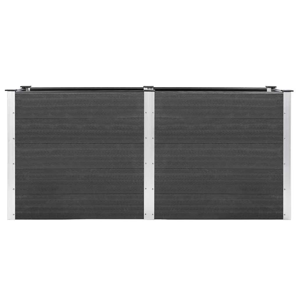 Hommdiy Hochbeet Aus WPC – Grau, 250x50x54 Cm, Witterungsbeständig, Einfach Montiert