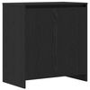 vidaXL Sideboard 3 pcs Schwarz 70 x 41 x 75 cm Holzwerkstoff