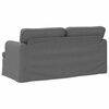 vidaXL Sofa Dunkelgrau Gesamtabmessungen: 162 x 80 x 85 cm (B x T x H)