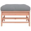 vidaXL Gartenhocker mit Kissen 2 Stk. Massivholz Douglasie