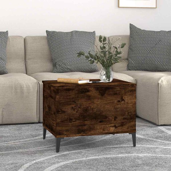 vidaXL Couchtisch R&auml;uchereiche 60x44,5x45 cm Holzwerkstoff