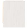vidaXL Nachtschr&auml;nke 2 Stk. Wei&szlig; 40x30,5x35,5 cm Massivholz Kiefer